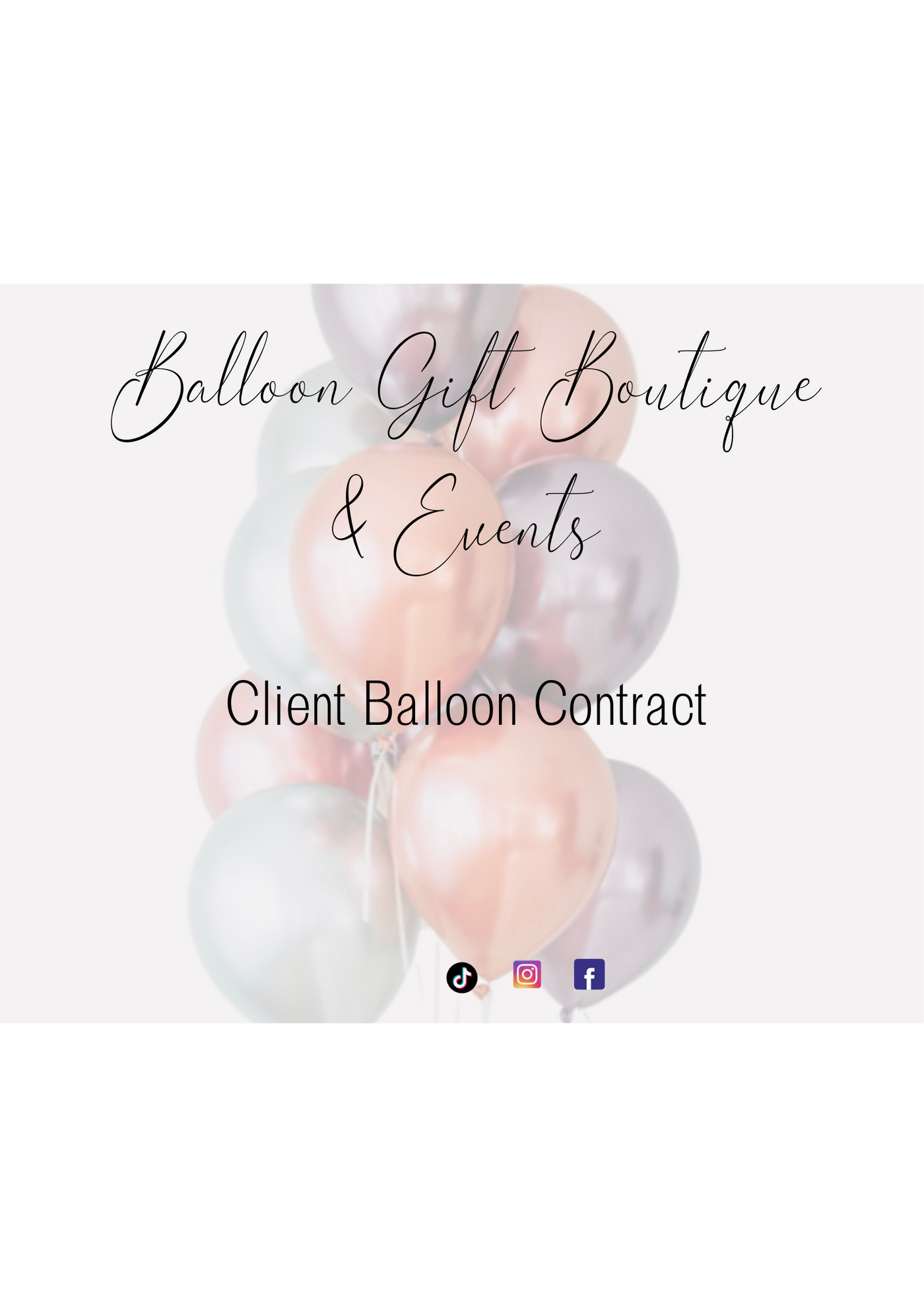 Balloon Artist Contract